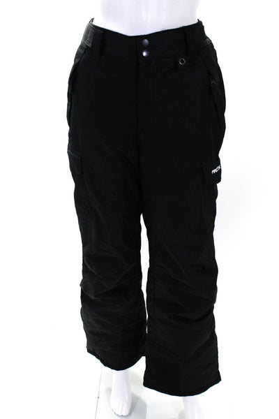Arctix Mens High-Rise Zip Ankle Straight Leg Winter Snow Pants Black Size S