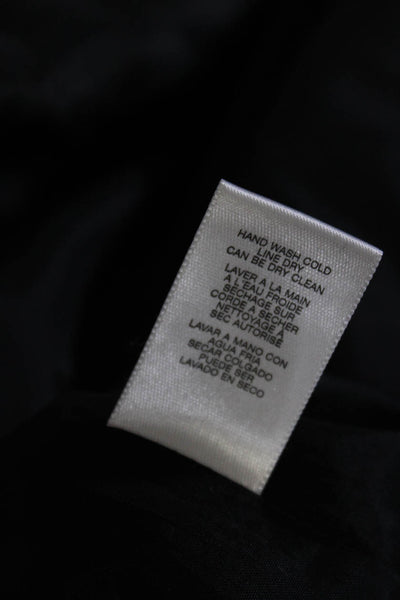 Michael Michael Kors Womens Cotton Tweed Sleeveless Pleated Dress Black Size 6