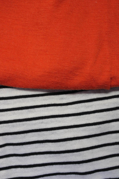 Cos Women's Crewneck Long Sleeves Blouse Orange Size M Lot 2
