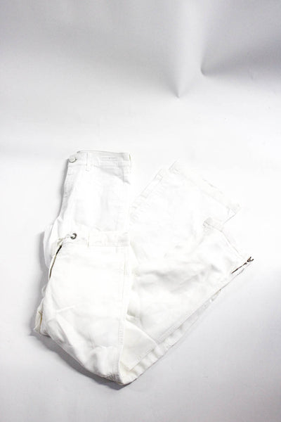 Jacob Cohen Eileen Fisher Womens Flared Jeans Pants White Size 27, PP Lot 2