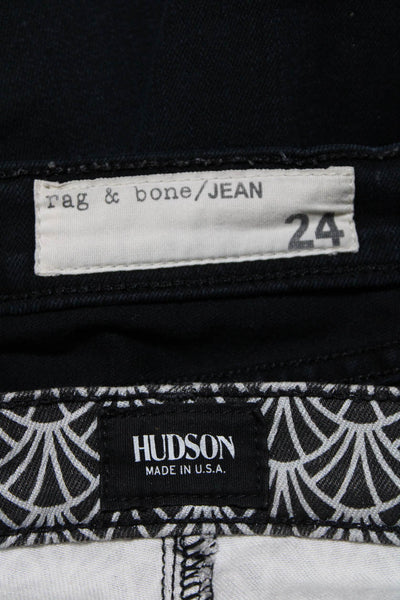 Rag & Bone Women's Dark Wash High Rise Skinny Jeans Blue Size 24 Lot 2