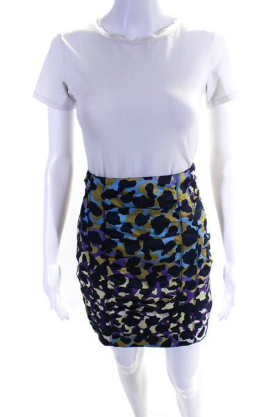 Nanette Lepore Women's Lined Multicolored Mini Skirt Size 6