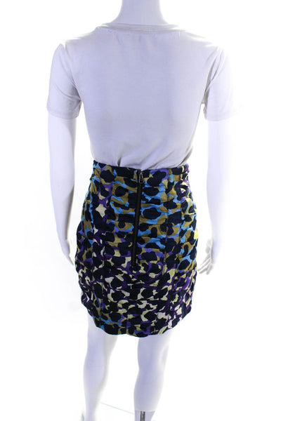 Nanette Lepore Women's Lined Multicolored Mini Skirt Size 6