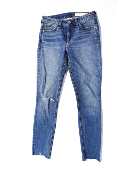 Current/Elliott Women's Skinny Jeans Denim Shorts Pink Blue Size 25 26 Lot 3