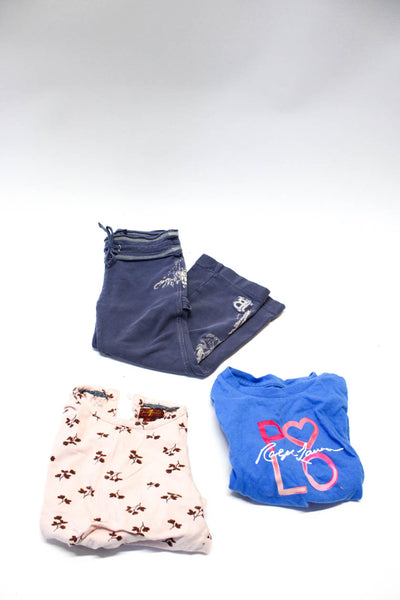 7 For All Mankind Polo Ralph Lauren Tops Pants Pink Size 3 Lot 3