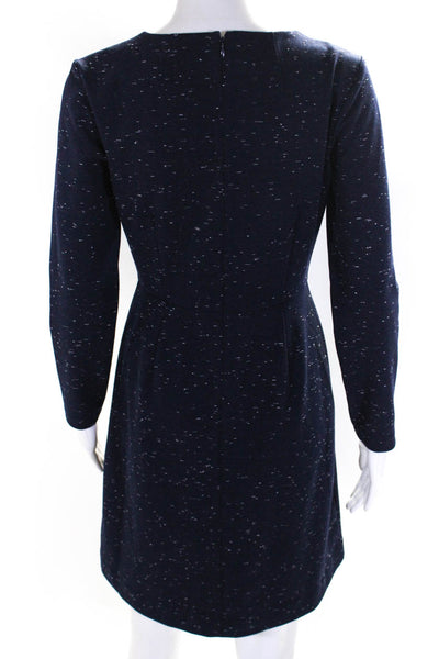 Madewell Women's Long Sleeve A Line Mini Dress Blue Size 4