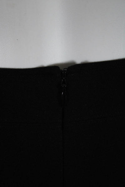 Ralph Lauren Womens Zip Striped Darted Patchwork Skinny Leg Pants Black Size S