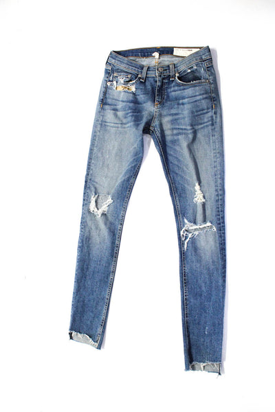 Rag & Bone Jean Genetic Denim Womens Medium Wash Jeans Blue Size 26 Lot 2