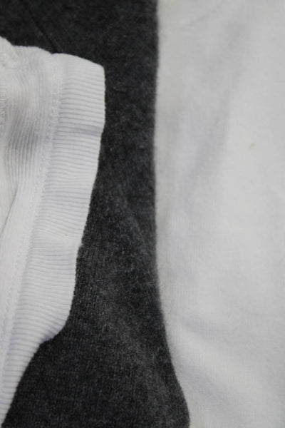 Zara Women's Crewneck Long Sleeves Blouse White Size S Lot 3