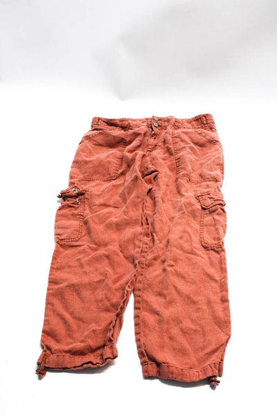Vince Sanctuary Womens Striped Linen Cargo Shorts Pants Blue Size 6/30 Lot 2