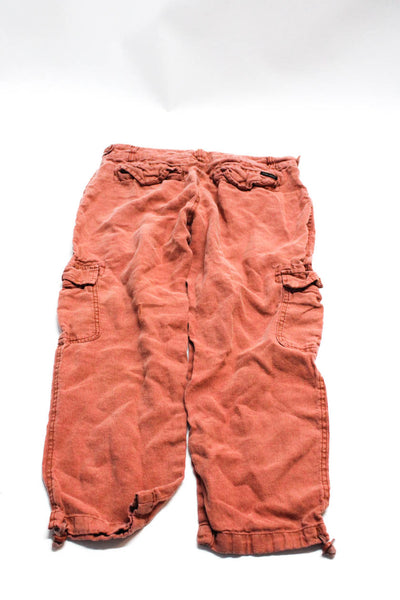 Vince Sanctuary Womens Striped Linen Cargo Shorts Pants Blue Size 6/30 Lot 2