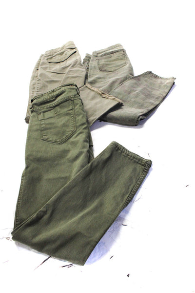 Sanctuary Womens Cotton Pants Skinny Denim Jeans Green Brown Size 29 Lot 3