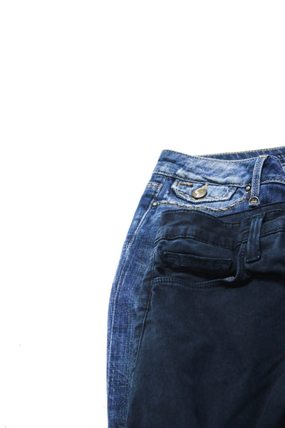Joes J Brand Womens Cotton Flared Jeans Skinny Leg Pants Navy Blue Size 29 Lot 2