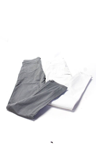 McGuire Adriano Goldschmied Womens Cotton Skinny Jeans White Gray Size 29 Lot 2