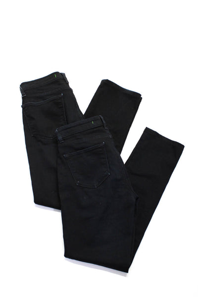 J Brand Womens Buttoned 5-Pocket Straight Leg Pants Navy Size EUR27 Lot 2