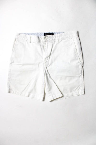 Club Monaco Women's Side Pocket Zip Chino Short White Tie Dye Size 30 Lot
