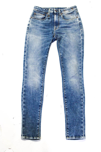 R13 Women's Low Rise Alison Skinny Jeans Blue Size 24