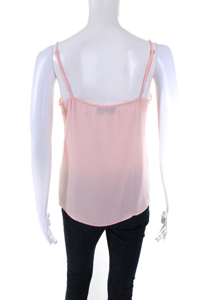 L'Academie Womens Pink Scoop Neck Sleeveless Camisole Top Size XS