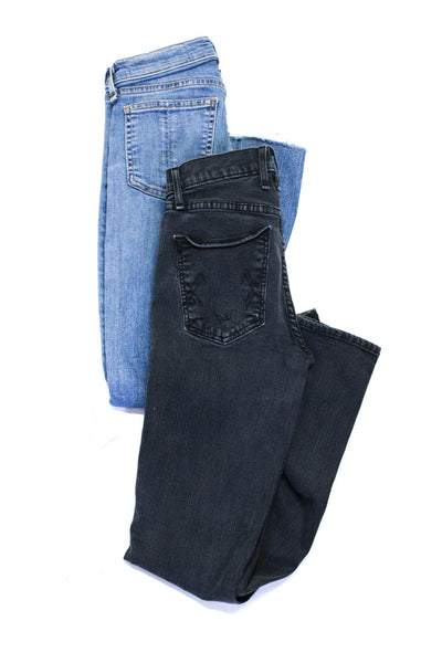 McGuire Rag & Bone Womens Low Rise Skinny Jeans Black Blue Size 23/24 Lot 2
