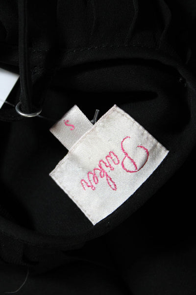 Parker Women's Spaghetti Strap Embellished Sleeveless Mini Dress Black Size S