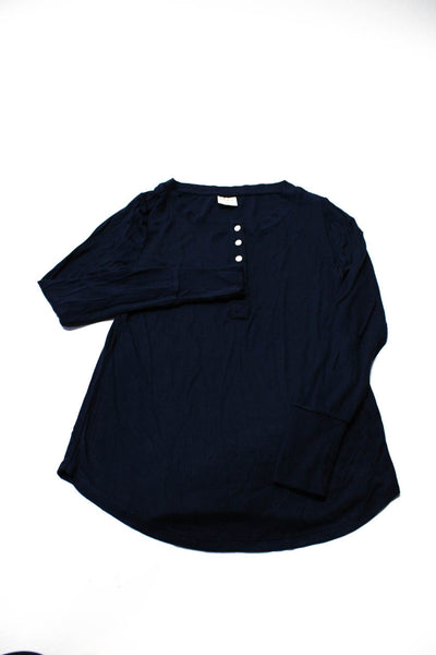 Soma Splendid Womens Henley Shirt Cardigan Sweater Blue Gray Size XS Lot 2