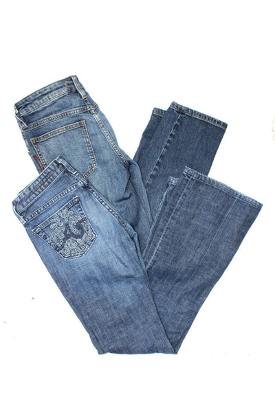 AG Adriano Goldschmied Free People Womens Blue Flare Leg Jeans Size 24 Lot 2