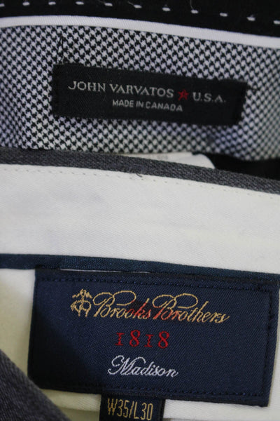 John Varvatos Brooks Brothers Mens Dress Pants Gray Size 32, W35/L30 Lot 2