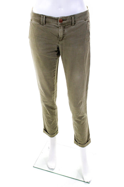 Inhabit Pilcro Womens Cashmere V Neck Top Jeans Pants Gray Green Size S 24 Lot 2