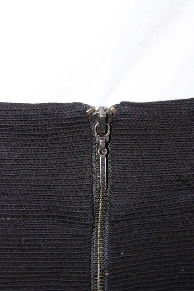 Nanette Lepore Womens Mini Skirt Black Cotton Size 6