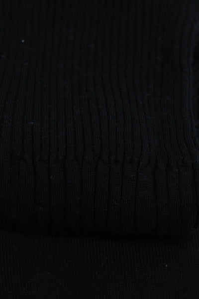 Club Monaco ATM Womens Black Wool Crew Neck Long Sleeve Sweater Top Size XS lot2