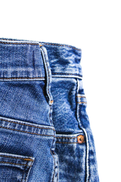 Levis Madewell Womens Denim Jeans Shorts Blue Size 28 27 Lot 2