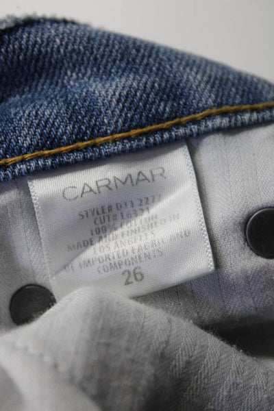 Carmar DL1961 Womens Straight Leg Jeans Denim Skirt Size 26 30 Lot 2