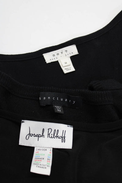 Soft Joie Joseph Ribkoff Sanctuary Womens Blouses Dress Black Size 2 S XS Lot 3