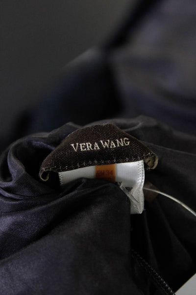 Vera Wang Womens Twist Knot Skirt Gray Size 0