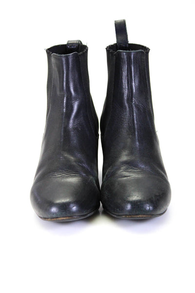 Gucci Black Leather Platform Ankle Boots Size 6/36.5 - Yoogi's Closet
