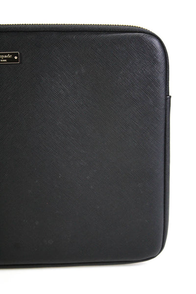 Kate Spade New York Unisex Black Zip Top Coated Canvas Tablet Carry Case