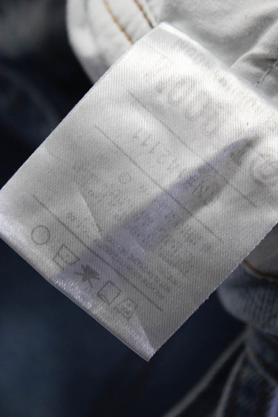 The Laundry Room Womens Cotton Cut Off Hem Denim Overalls Light Blue Size XS