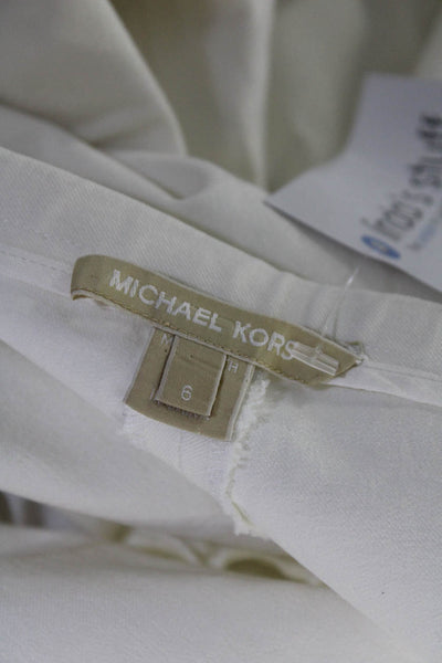 Michael Kors Women's Low Rise Skinny Dress Pants White Size 6