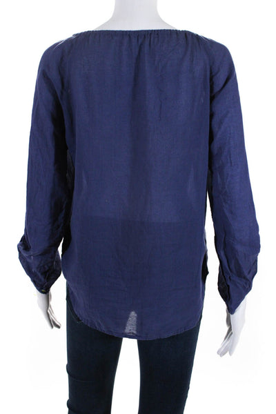 Splendid Womens Cardigan Blue Button Down Long Sleeve Blouse Top Size S lot 2