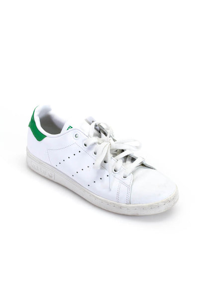 Adidas Stan Smith Womens Low Top Leather Sneakers Green White Size 4.5