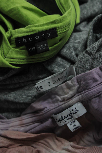 Splendid Theory Z Supply Womens Tees T-Shirts Tops Pink Size L S M Lot 3