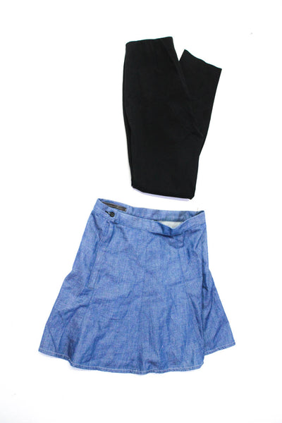 Rag & Bone Jean Womens A Line Skirt Pants Black Blue Size 28 4 Lot 2