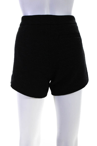 Joie Women's Mid Rise Cotton Bermuda Shorts Black Size 41