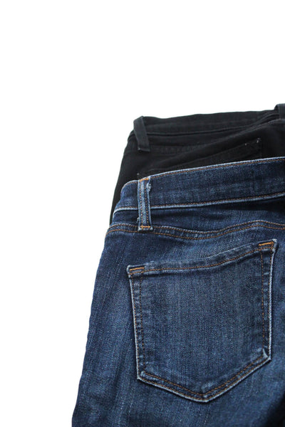 Current/Elliott J Brand Womens Cotton Denim Skinny Jeans Black Siaze 24/25 Lot 2