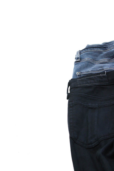 Rag & Bone Jean Agolde Womens Solid Dark Wash Skinny Jeans Blue Size 24 Lot 2