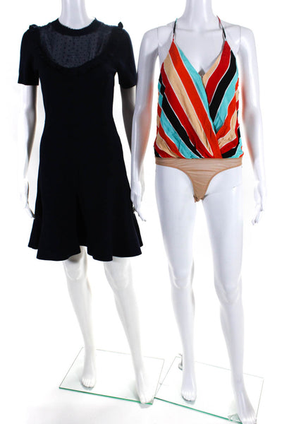 Draper James ASTR Womens A Line Dress Bodysuit Top Size Extra Small Lot 2