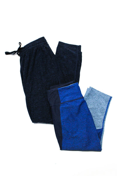 Outdoor Voices Womens Colorblock Elastic Tie Leggings Pants Blue Size S XS Lot 2