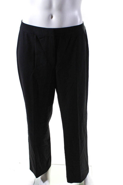 Lafayette 148 New York Mens Pleated Front Dress Pants Trousers Black Size 12