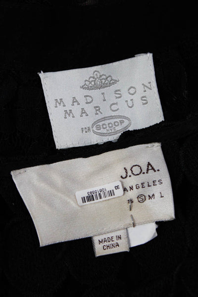 Madison Marcus JOA Los Angeles Womens Floral Lace Blouse Black Size XS S Lot 2