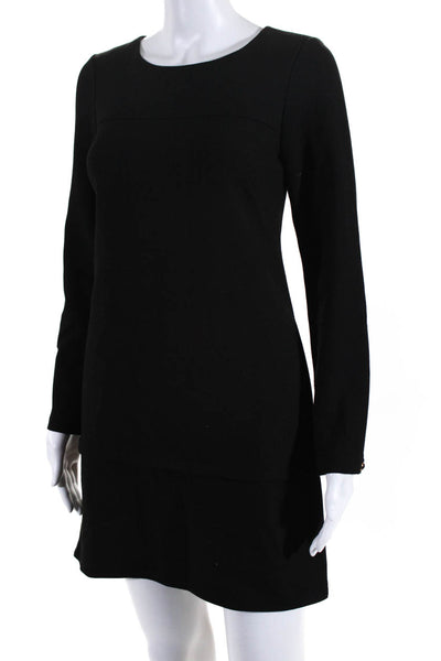 Shoshanna Womens Long Sleeve Knee Length Dress Black Size 0